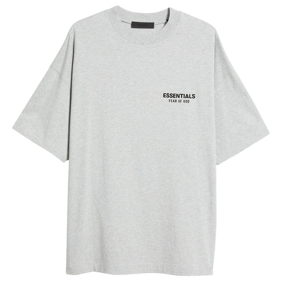 Fear of God Essentials Graphic T-Shirt in Heather Gray – NWT - Picture 4 of 7